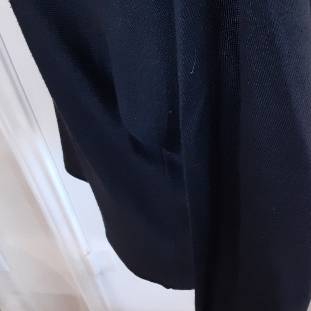 M Magaschoni Basic Black Layer With Sheer Sleeve … - image 4